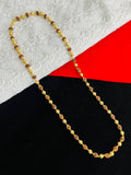 1 GRAM GOLD RUDRAKSHA MALA FOR MEN DESIGN A-90