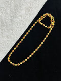 1 GRAM GOLD RUDRAKSHA MALA FOR MEN DESIGN A-90