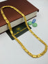 1 GRAM GOLD KOYLI WITH NAWABI CHAIN FOR MEN DESIGN A-674