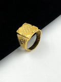 1 GRAM GOLD FORMING RAJWADI RING FOR MEN DESIGN A-1012