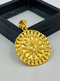 1 GRAM GOLD SURYADEV PENDANT FOR MEN DESIGN A-383