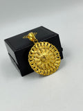 1 GRAM GOLD SURYADEV PENDANT FOR MEN DESIGN A-383