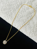 1 GRAM GOLD LADIES , WOMEN CHAIN WITH HEART PENDANT FOR DESIGN A-16