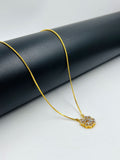1 GRAM GOLD LADIES , WOMEN CHAIN WITH HEART PENDANT FOR DESIGN A-16