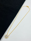 1 GRAM GOLD LADIES , WOMEN CHAIN WITH HEART PENDANT DESIGN A-29