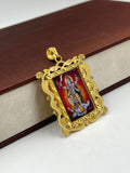 1 GRAM GOLD MAA MAHAKALI PHOTO PENDANT FOR MEN DESIGN A-387