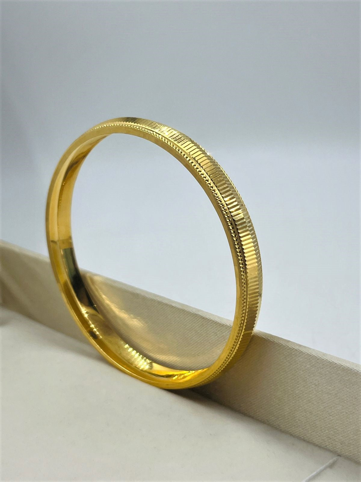 1 GRAM GOLD PLATED PUNJABI KADA FOR MEN DESIGN A-1