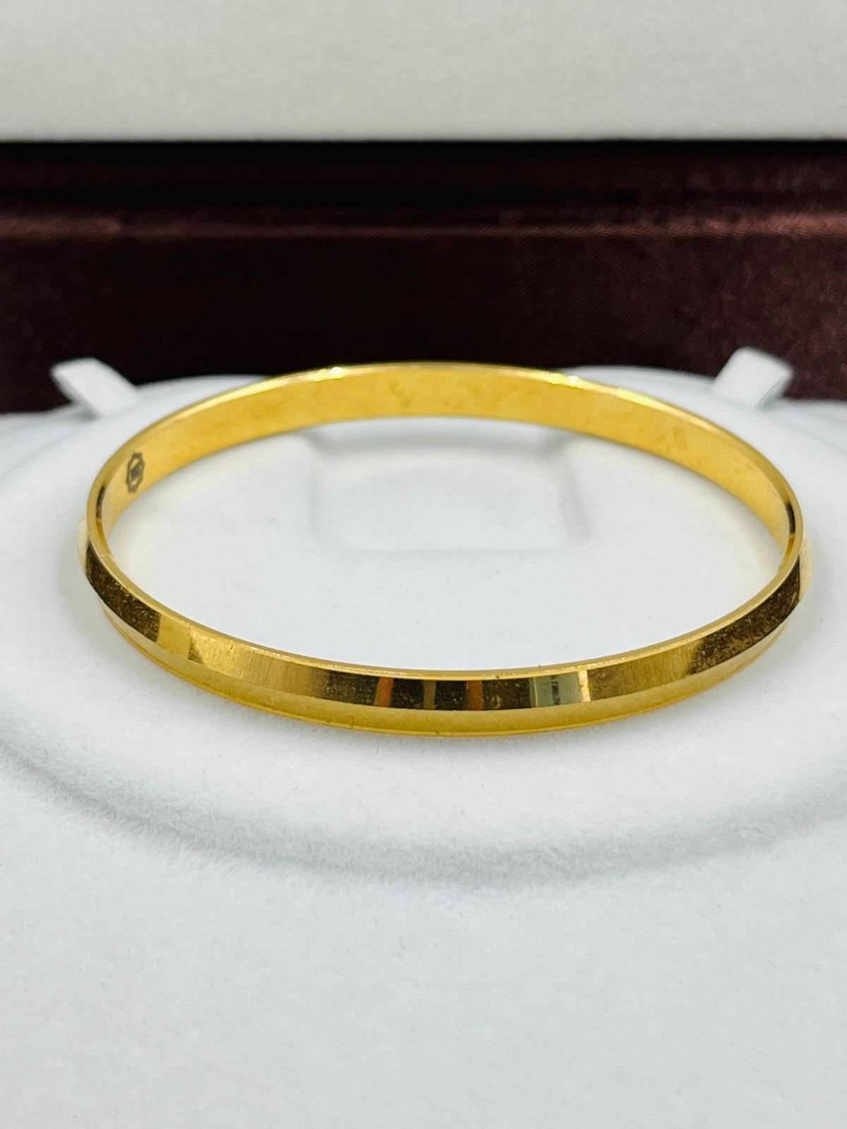 1 GRAM GOLD PLATED PUNJABI KADA FOR MEN DESIGN A-A-8