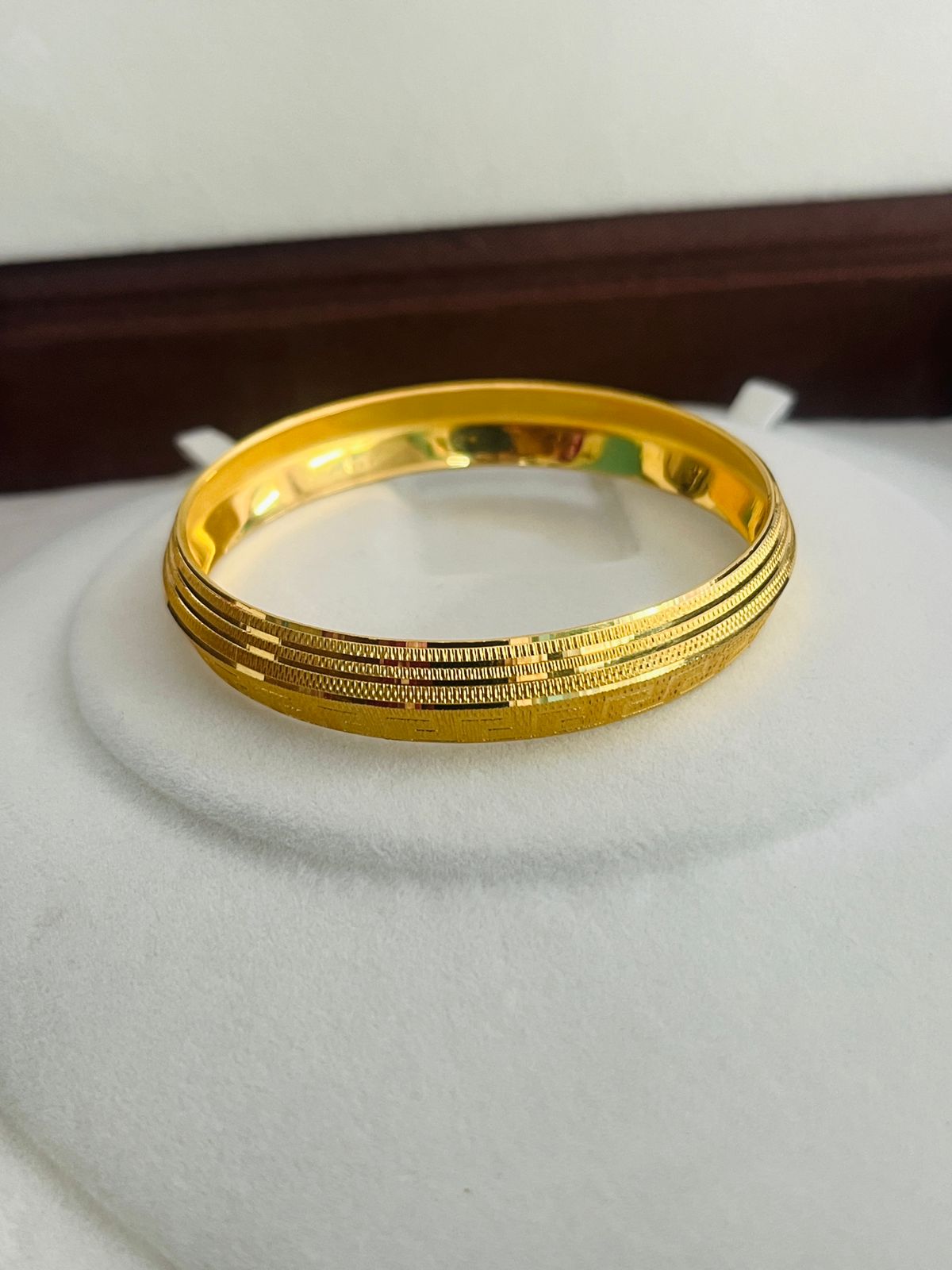 1 GRAM GOLD PLATED PUNJABI KADA FOR MEN DESIGN A-14