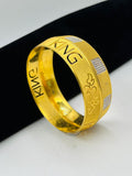 1 GRAM GOLD PLATED KING PUNJABI KADA FOR MEN DESIGN A-29