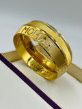 1 GRAM GOLD PLATED MOMAI , MOGAL PUNJABI KADA FOR MEN DESIGN A-30