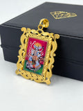 1 GRAM GOLD MAHAKALI MAA PHOTO PENDANT MEN DESIGN A-388