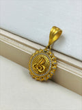 1 GRAM GOLD GOGA MAHARAJ PENDANT FOR MEN DESIGN A-397