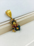 1 GRAM GOLD LADU GOPAL KRISHNA PENDANT FOR MEN DESIGN A-399