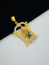 1 GRAM GOLD KRISHNA PENDANT FOR MEN DESIGN A-400