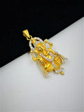 1 GRAM GOLD GANPATI BAPPA PENDANT FOR MEN DESIGN A-402