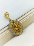 1 GRAM GOLD PLATED GANPATI BAPPA PENDANT FOR MEN DESIGN A-418