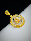 1 GRAM GOLD SAIBABA PENDANT FOR MEN DESIGN A-420