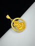 1 GRAM GOLD GANPATI BAPPA PENDANT FOR MEN DESIGN A-430