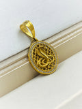 1 GRAM GOLD GOGA MAHARAJ PENDANT FOR MEN DESIGN A-429