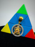 1 GRAM GOLD GANPATI BAPPA PENDANT FOR MEN DESIGN A-424