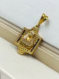 1 GRAM GOLD SAI BABA PENDANT FOR MEN DESIGN A-450