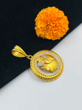 1 GRAM GOLD GANPATI BAPPA PENDANT FOR MEN DESIGN A-453