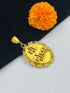 1 GRAM GOLD MAA KHODAL PENDANT FOR MEN DESIGN A-457