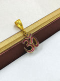 1 GRAM GOLD OM (AUM) PENDANT FOR MEN DESIGN A-466