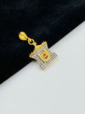 1 GRAM GOLD SWAMINARAYAN TILAK PENDANT FOR MEN DESIGN A-462