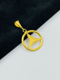 1 GRAM GOLD TRIANGLE PENDANT FOR MEN DESIGN A-464