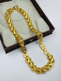 1 GRAM GOLD BIG SIZE KOHLI WITH NAWABI CHAIN FOR MEN DESIGN A-513