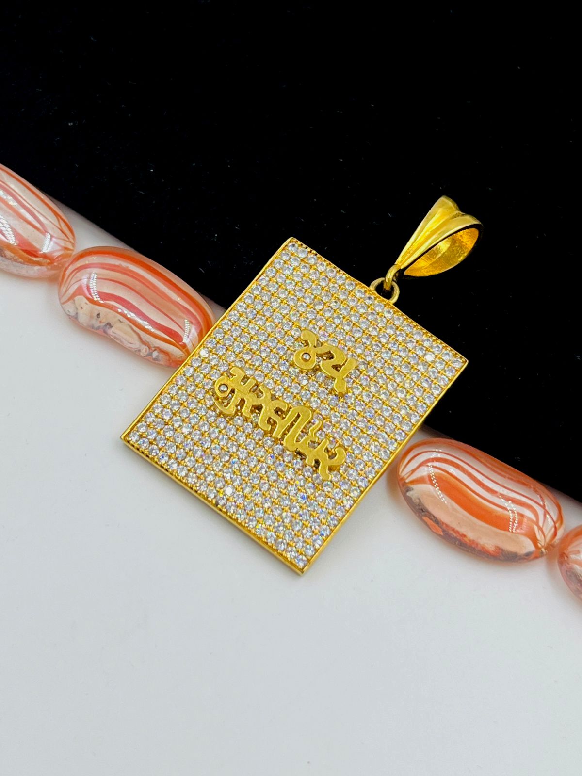 1 GRAM GOLD JAY MURLIDHAR PENDANT FOR MEN DESIGN A-486