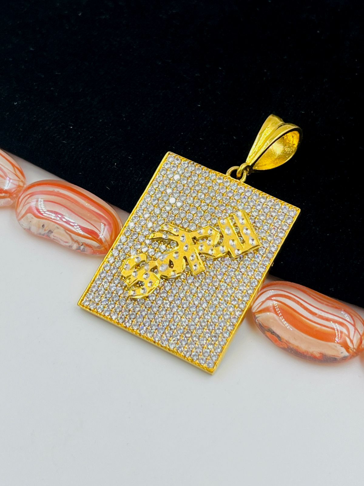 1 GRAM GOLD KANAIYA PENDANT FOR MEN DESIGN A-483