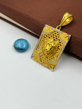 1 GRAM GOLD LION PENDANT FOR MEN DESIGN A-481