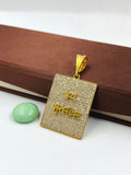 1 GRAM GOLD JAY MURLIDHAR PENDANT FOR MEN DESIGN A-486