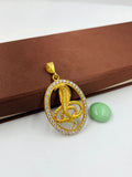 1 GRAM GOLD GOGA MAHARAJ PENDANT FOR MEN DESIGN A-487
