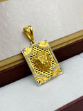 1 GRAM GOLD LION PENDANT FOR MEN DESIGN A-481