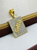1 GRAM GOLD KANAIYA PENDANT FOR MEN DESIGN A-483