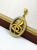 1 GRAM GOLD GOGA MAHARAJ PENDANT FOR MEN DESIGN A-487