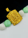 1 GRAM GOLD GOGA MAHARAJ PENDANT FOR MEN DESIGN A-491