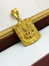 1 GRAM GOLD GOGA MAHARAJ PENDANT FOR MEN DESIGN A-491