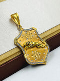 1 GRAM GOLD JAGUAR PENDANT FOR MEN DESIGN A-495