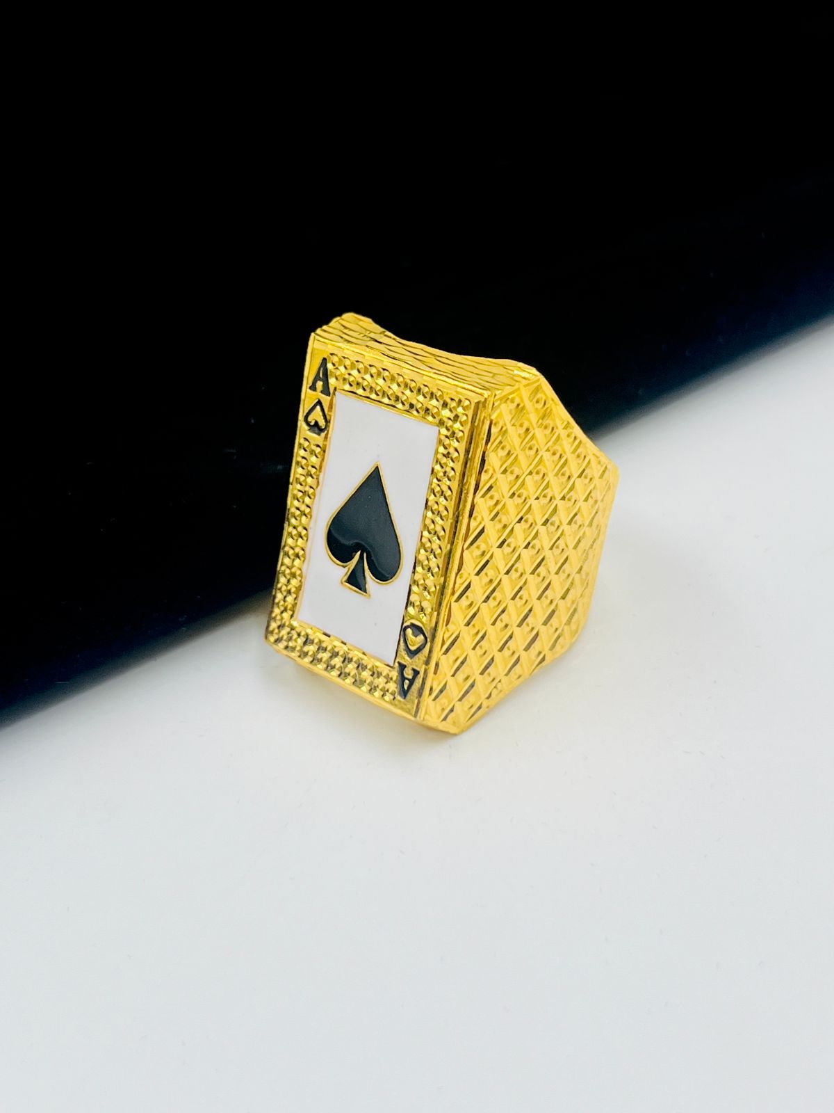 1 GRAM GOLD PLATING AKKA DESIGN RING FOR MEN STYLE A-293