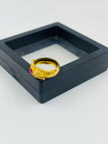 1 GRAM GOLD LADIES DIAMOND RING WOMEN RING DESIGN A-27