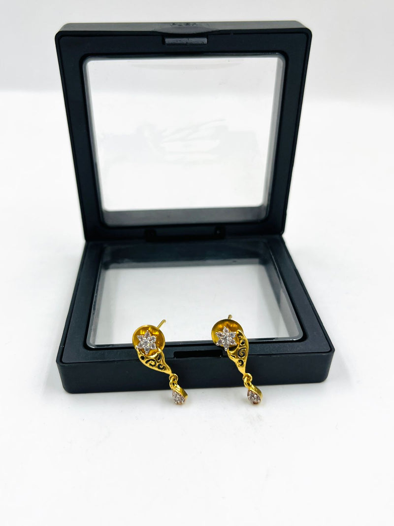1 GRAM GOLD LADIES EARING FOR WOMEN DESIGN A-41