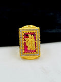 1 GRAM GOLD RADHA KRISHNA RING FOR MEN DESIGN A-1057