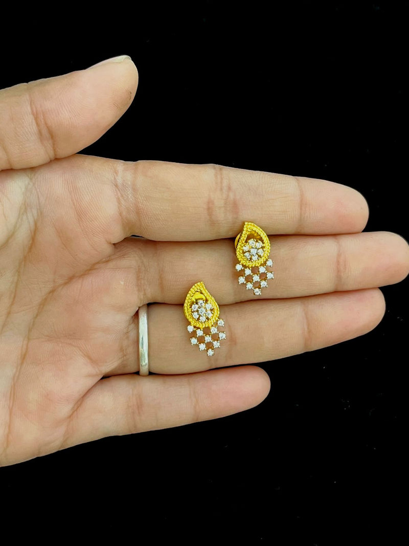 1 GRAM GOLD LADIES EARING FOR WOMEN DESIGN A-46