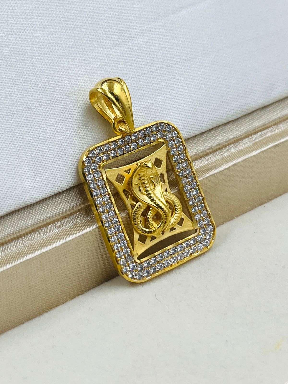 1 GRAM GOLD GOGA MAHARAJ PENDANT FOR MEN DESIGN A-505