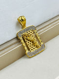 1 GRAM GOLD JAGUAR PENDANT FOR MEN DESIGN A-506